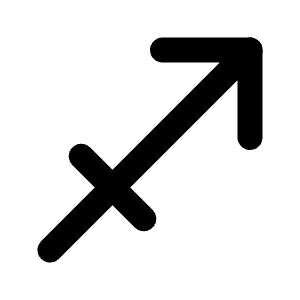 Zodiac Sagittarius Icon from Tabler Line Set