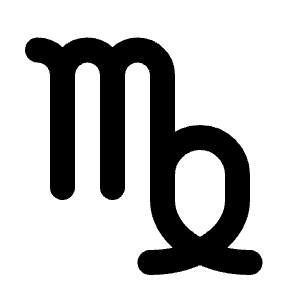 Zodiac Virgo Icon from Tabler Line Set