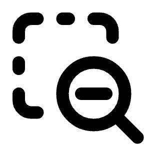 Zoom Out Area Icon from Tabler Line Set