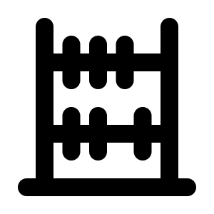 Abacus Icon from Tabler Line Set
