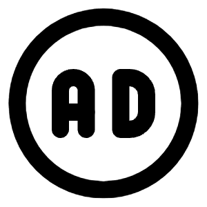 Ad Circle Icon from Tabler Line Set