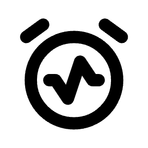Alarm Average Icon from Tabler Line Set