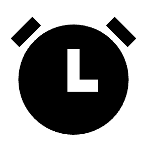 Alarm Fill Icon from Remix Fill Set