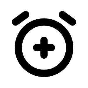 Alarm Plus Icon from Tabler Line Set