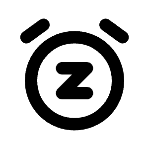 Alarm Snooze Icon from Tabler Line Set
