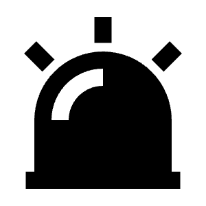 Alarm Warning Fill Icon from Remix Fill Set