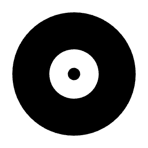 Album Fill Icon from Remix Fill Set