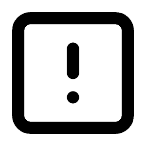 Alert Square Icon from Tabler Line Set