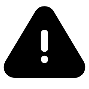 Alert Triangle Icon from Tabler Filled Set