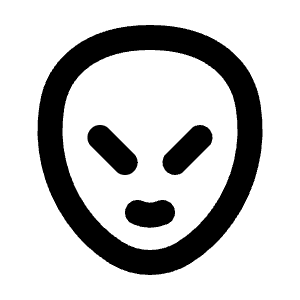 Alien Icon from Tabler Line Set