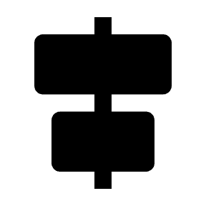 Align Item Horizontal Center Fill Icon from Remix Fill Set