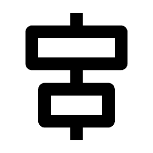 Align Item Horizontal Center Line Icon from Remix Line Set