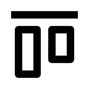 Align Item Top Line Icon from Remix Line Set
