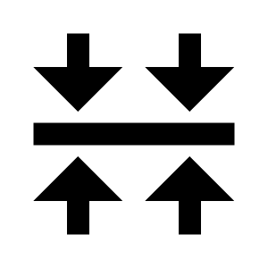 Align Vertically Icon from Remix Line Set