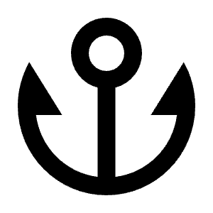 Anchor Fill Icon from Remix Fill Set