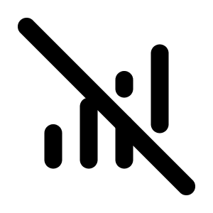 Antenna Bars Off Icon from Tabler Line Set