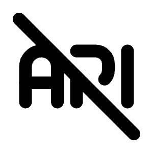 Api Off Icon from Tabler Line Set