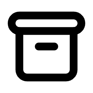 Archive Icon from Tabler Line Set