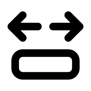 Arrow Autofit Content Icon from Tabler Line Set
