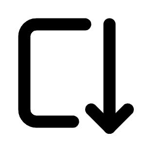 Arrow Autofit Down Icon from Tabler Line Set