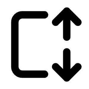 Arrow Autofit Height Icon from Tabler Line Set