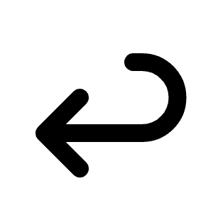 Arrow Back Icon from Tabler Line Set