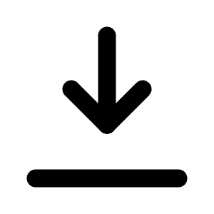 Arrow Bar To Down Icon from Tabler Line Set