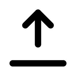 Arrow Bar Up Icon from Tabler Line Set