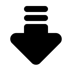 Arrow Big Down Lines Icon from Tabler Filled Set