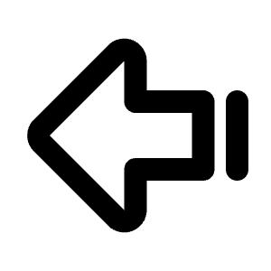 Arrow Big Left Line Icon from Tabler Line Set