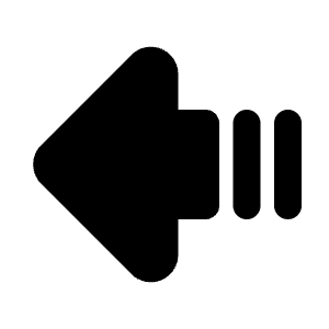 Arrow Big Left Lines Icon from Tabler Filled Set