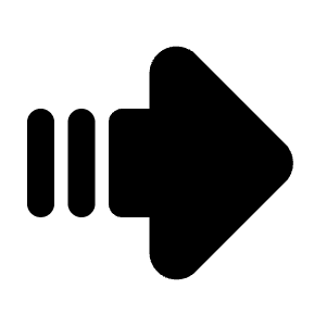 Arrow Big Right Lines Icon from Tabler Filled Set