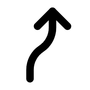 Arrow Curve Right Icon from Tabler Line Set