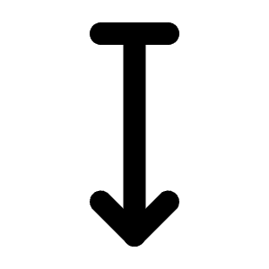 Arrow Down Bar Icon from Tabler Line Set