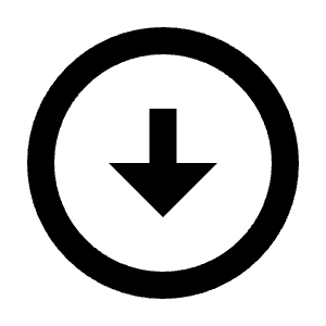 Arrow Down Circle Line Icon from Remix Line Set