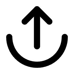 Arrow Down From Arc Icon from Tabler Line Set