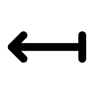 Arrow Left Bar Icon from Tabler Line Set