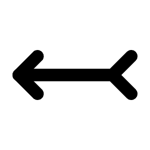 Arrow Left Tail Icon from Tabler Line Set