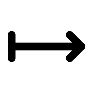 Arrow Right Bar Icon from Tabler Line Set