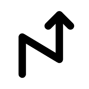 Arrow Zig Zag Icon from Tabler Line Set