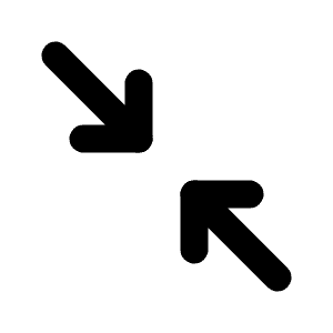Arrows Diagonal Minimize Icon from Tabler Line Set