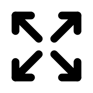 Arrows Maximize Icon from Tabler Line Set