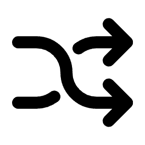 Arrows Shuffle Icon from Tabler Line Set