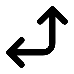 Arrows Up Left Icon from Tabler Line Set