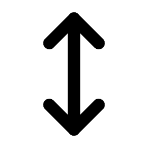 Arrows Vertical Icon from Tabler Line Set