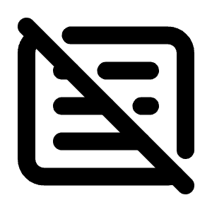 Article Off Icon from Tabler Line Set