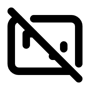 Aspect Ratio Off Icon from Tabler Line Set