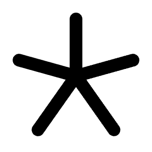 Asterisk Simple Icon from Tabler Line Set