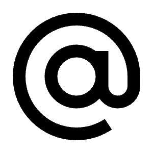 At Line Icon from Remix Line Set