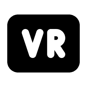 Badge Vr Icon from Tabler Filled Set